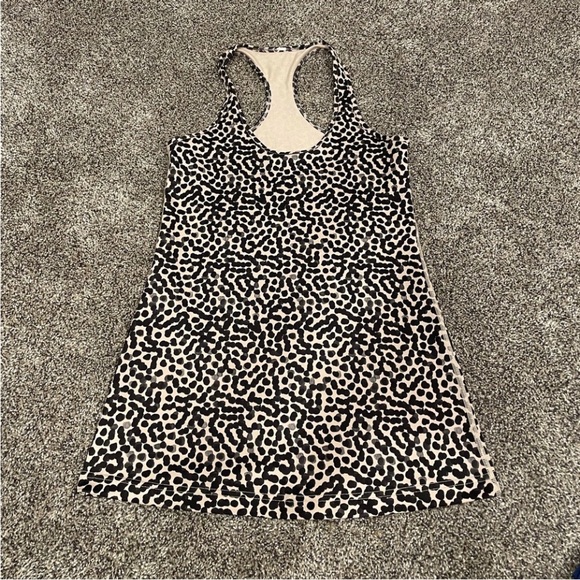 Lululemon Original Cool Racerback Ace Spot Grain Black - Size 8 - Picture 2 of 4